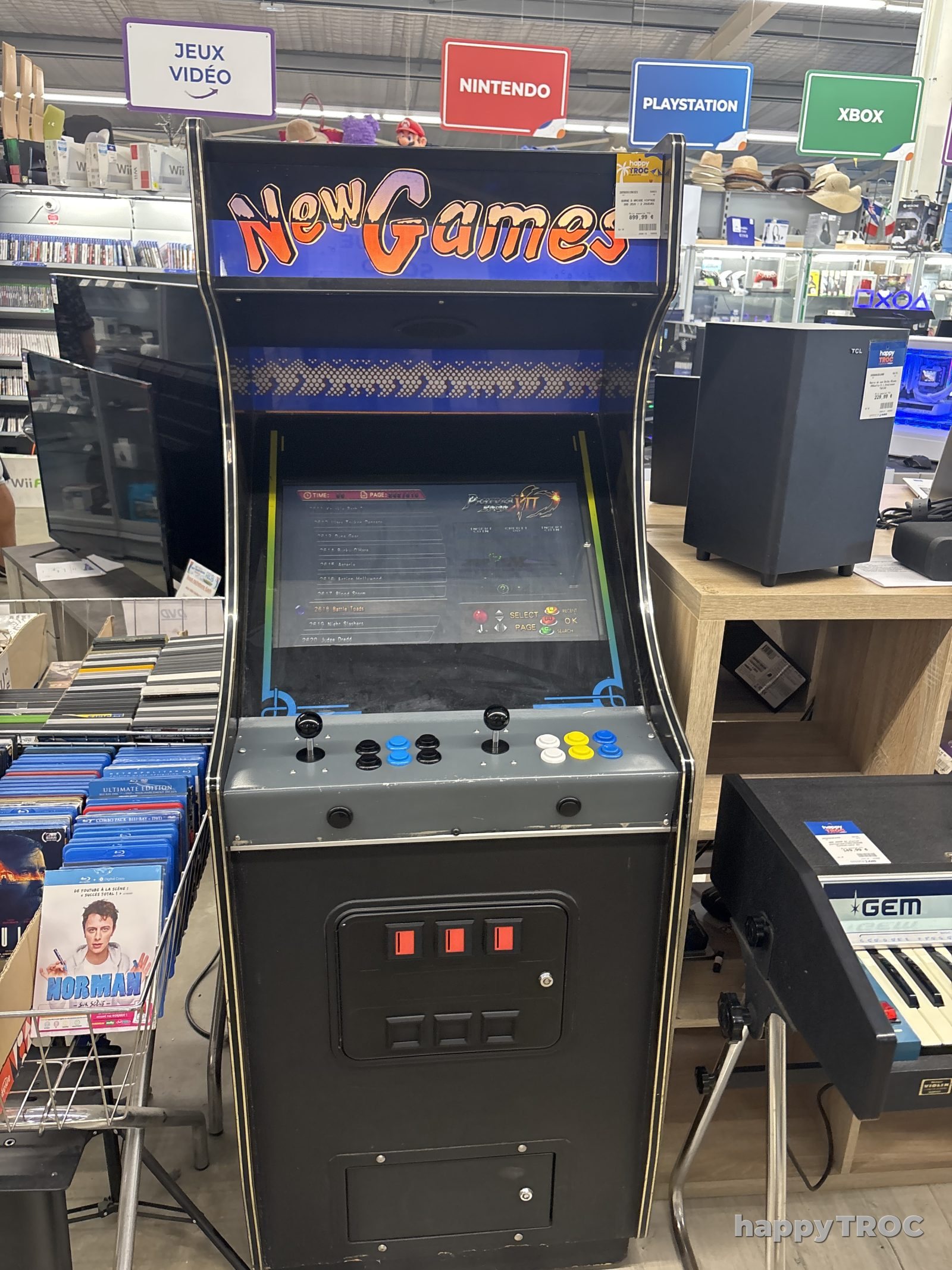 Borne d’arcade 300 jeux 2 joueurs