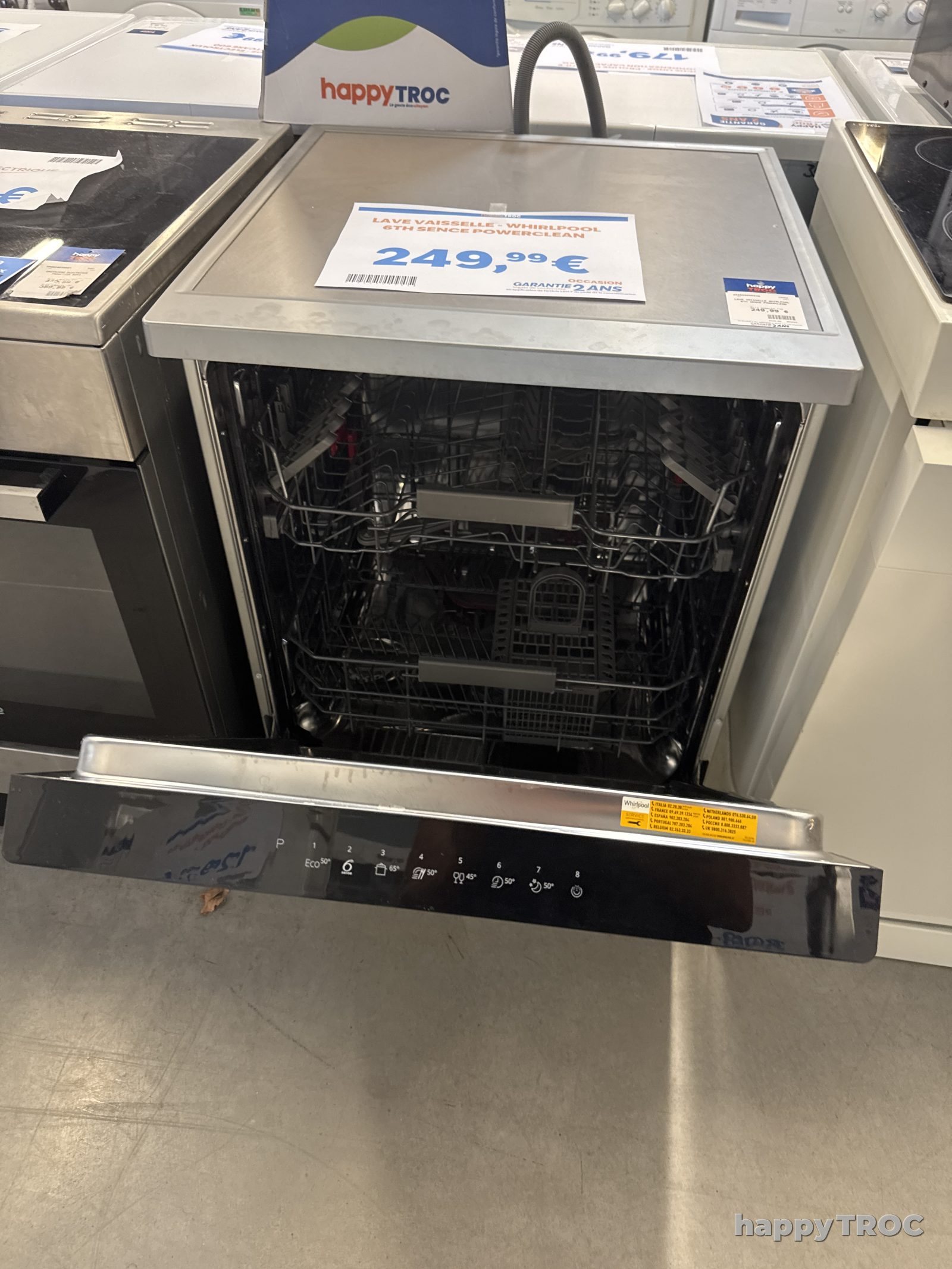 Lave vaisselle Whirpool 6tj Sens Whirpool