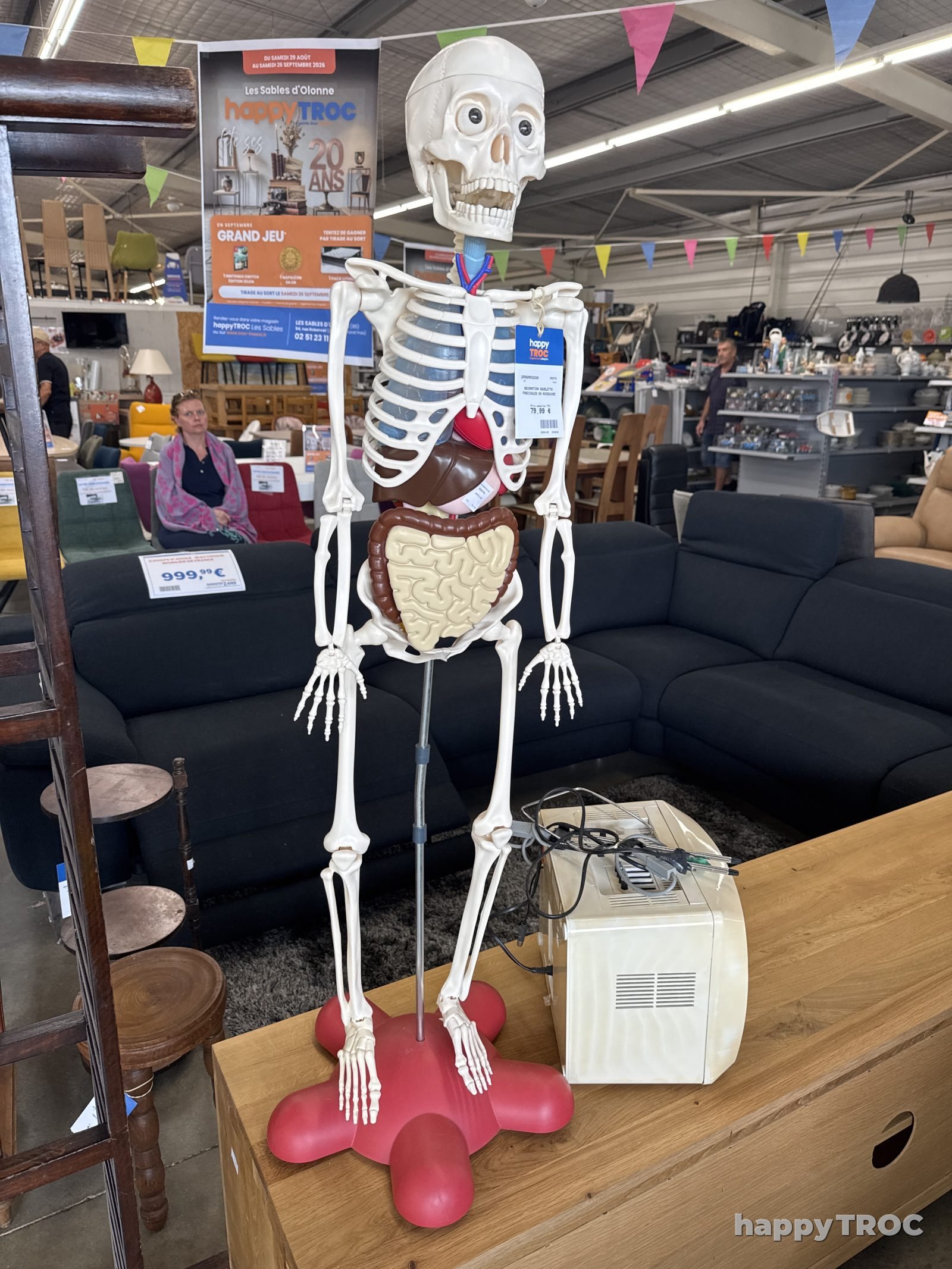 Decoration squelette fascicules en accesoire till