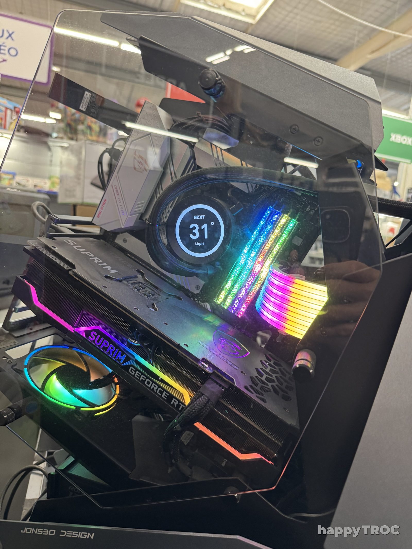 Pc ordinateur  rog ryzen 7 5800x rtx suprim x 3090ti 24g0 32go ram nvme 3t0