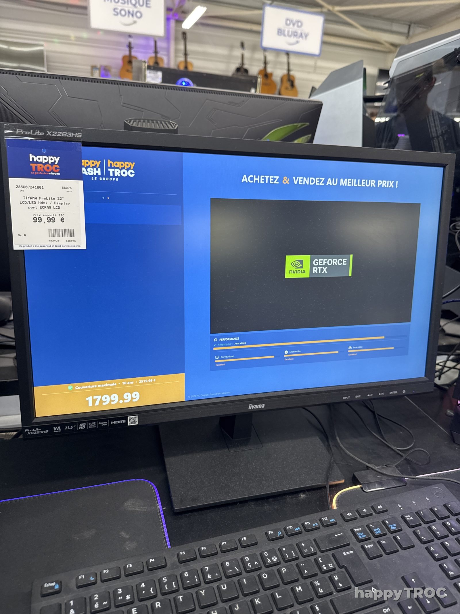 iiyama prolite 22 » LED HDMI display port ecran lcd