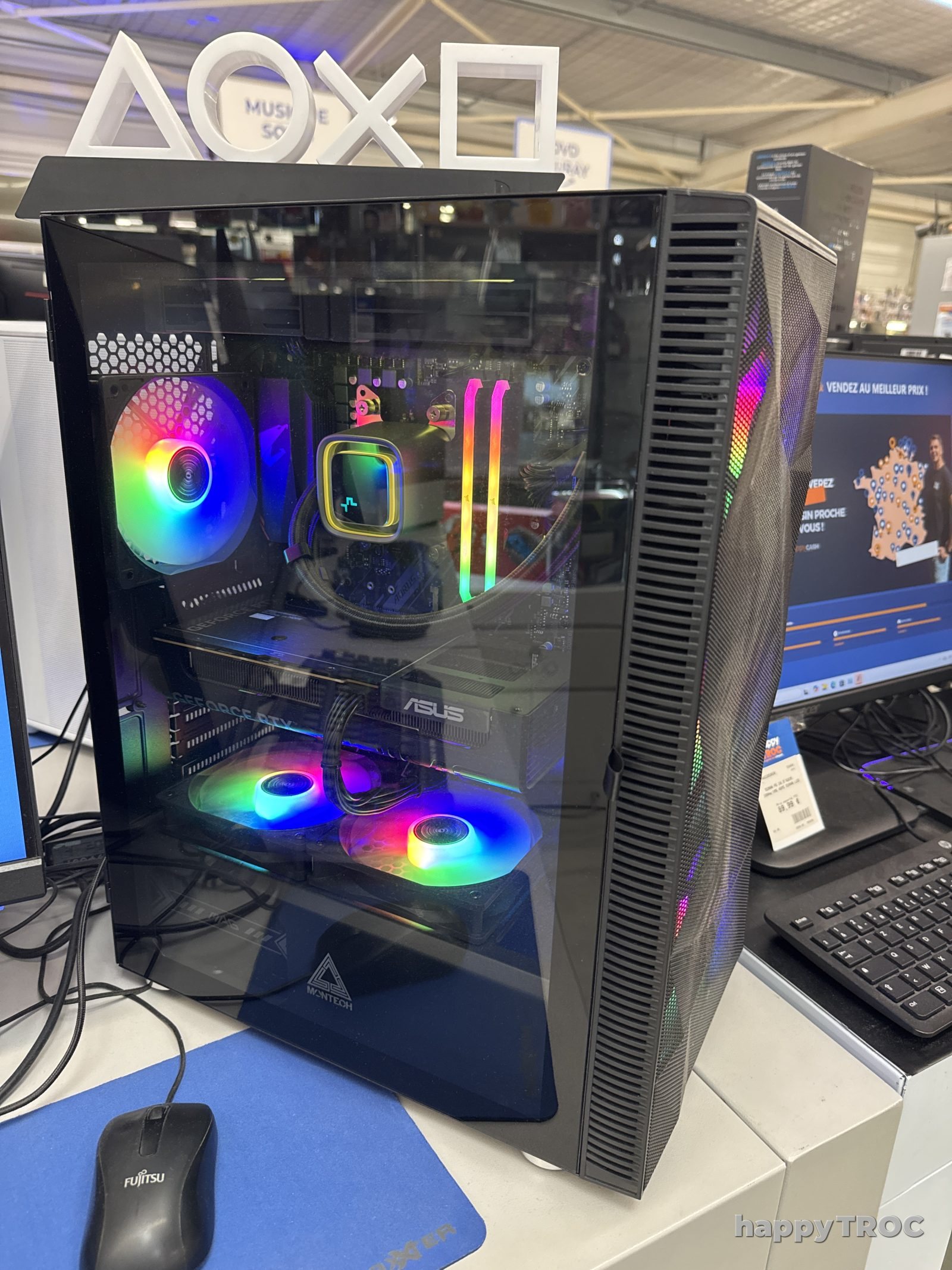 Ordinateur  pc ryzen 5 ram 32 go ssd nvme 1t0 ryx 5060 8go 5600x