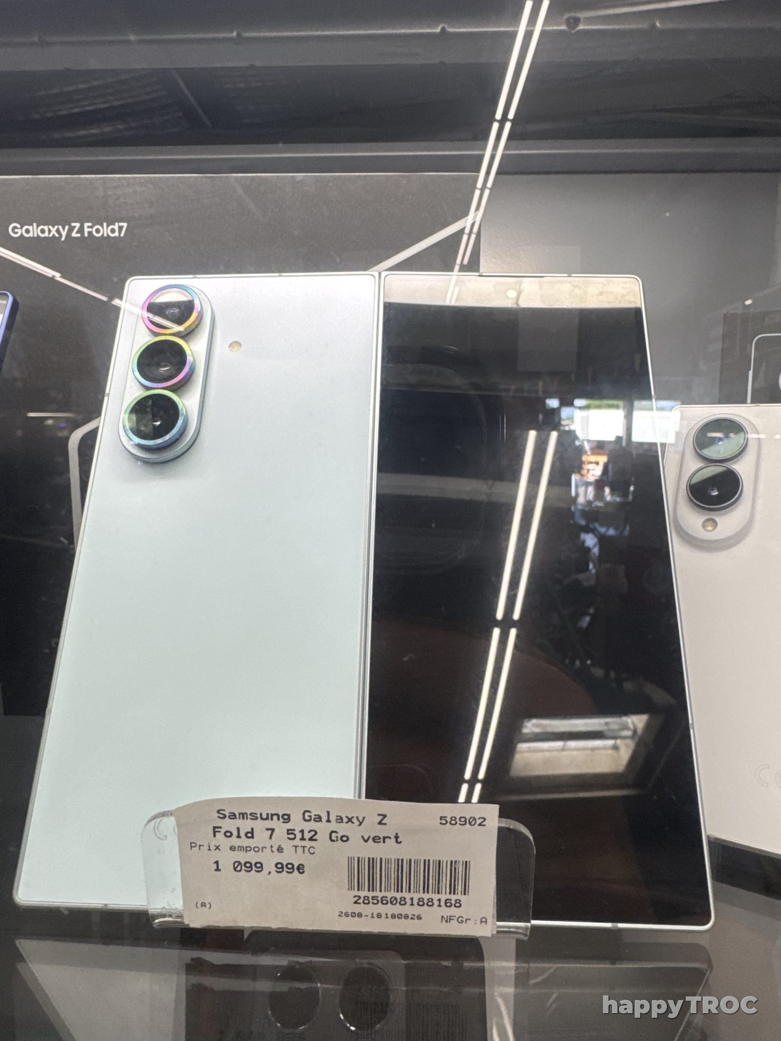 Téléphone Samsung Galaxy Z Fold 7 512 Go vert