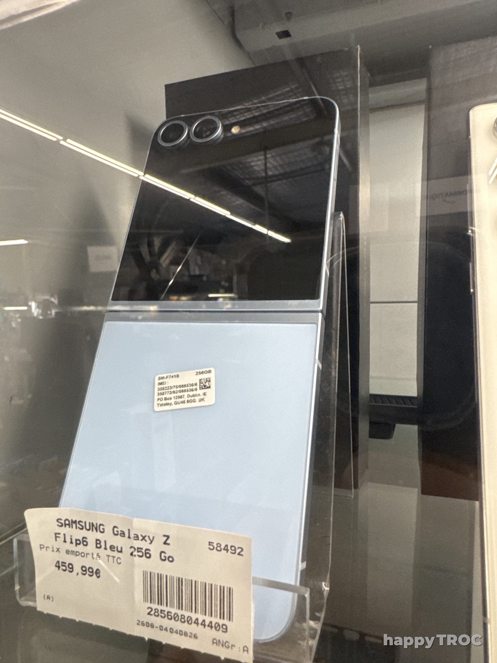 Téléphone Samsung Galaxy Z FliP 6 Bleu 256 Go