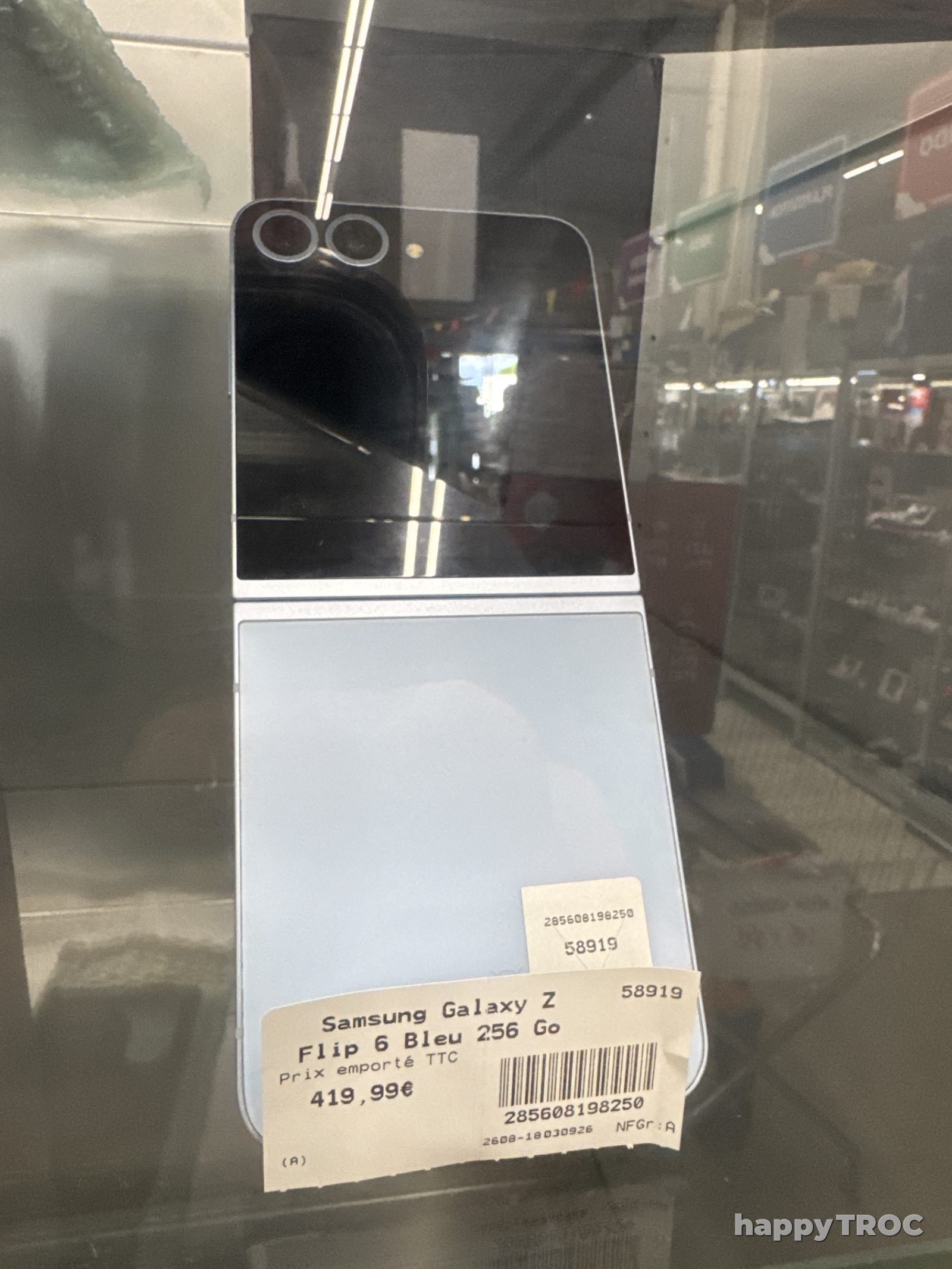 Téléphone Samsung Galaxy Z Flip 6 Bleu 256 go