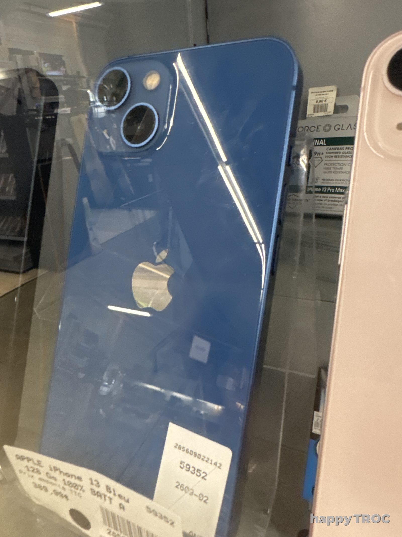 Téléphone Apple IPhone 13 Bleu 128 go batterie 100%