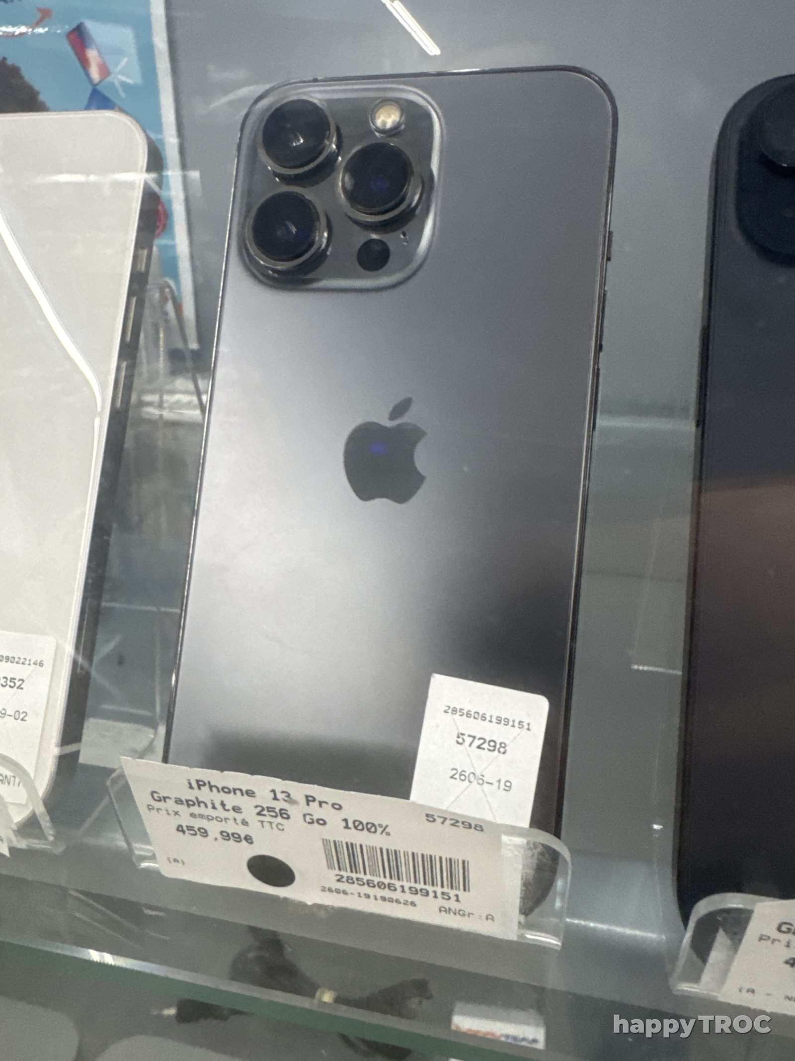 Téléphone Apple IPhone 13 Pro graphite 256 go batterie 100%
