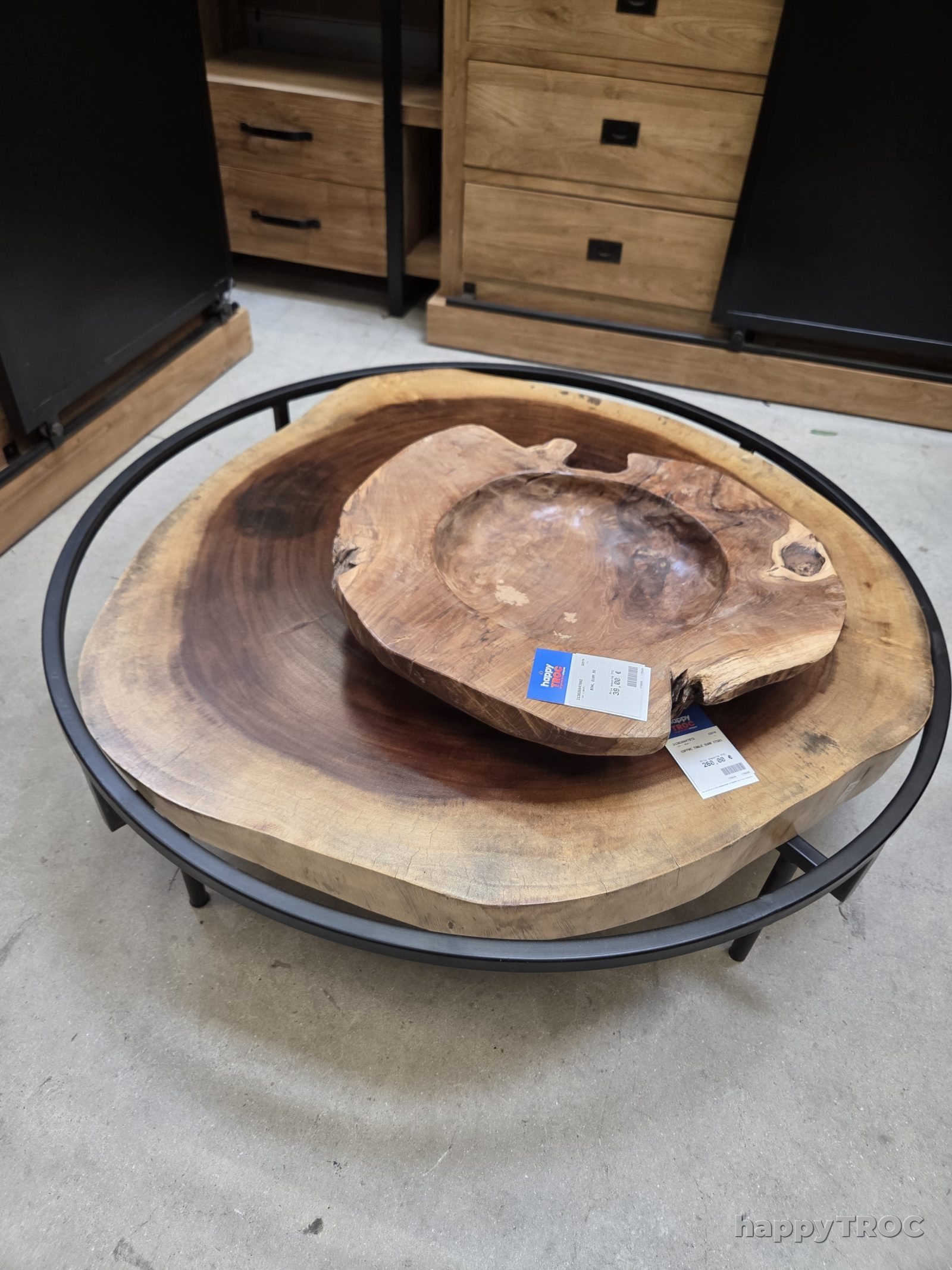 TABLE BASSE RONDE bali