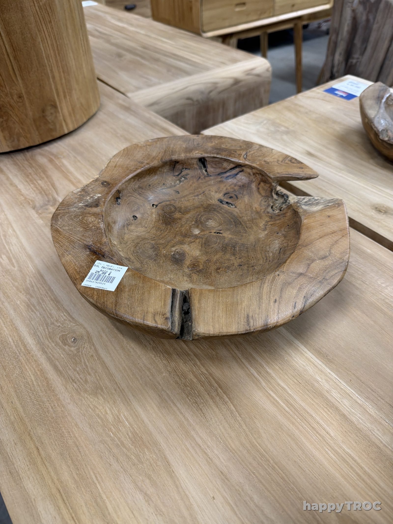 Bol décoration bois