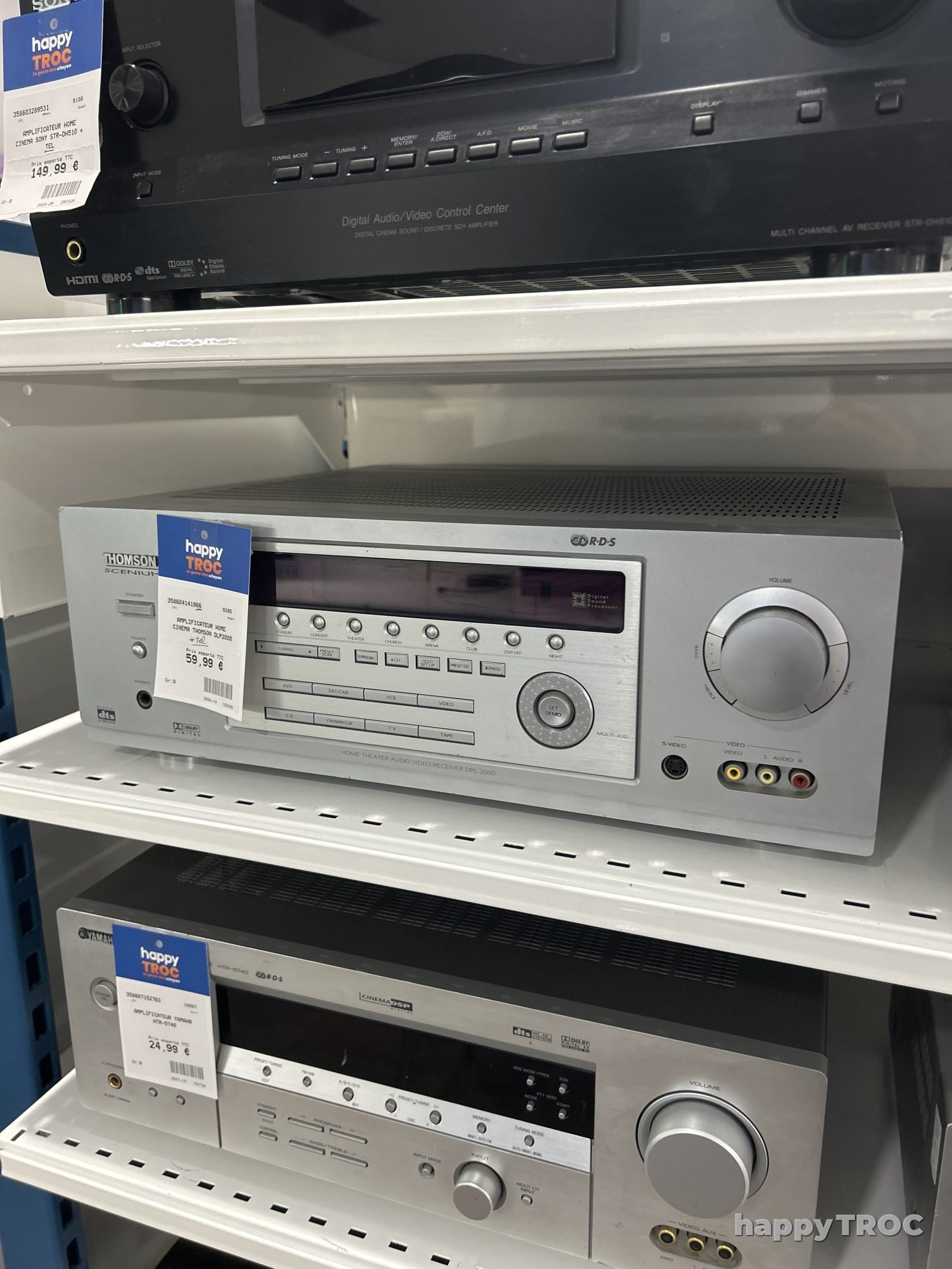 amplificateur home cinema thomson dlp2000 + télécommande