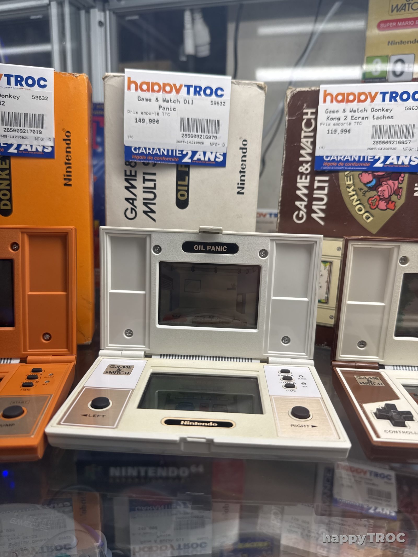Console de jeux game and Watch Oil panic Nintendob