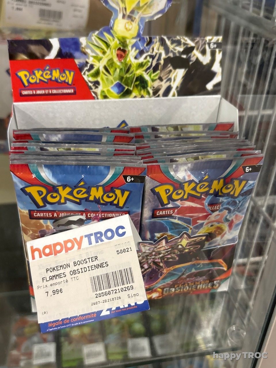 Cartes pokemon booster flammes obsidiennes