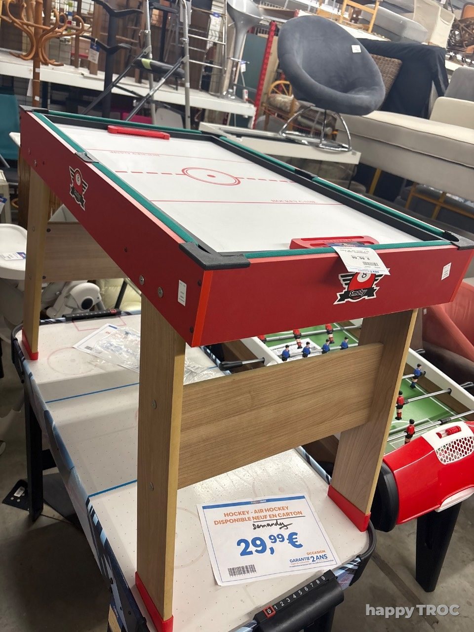 Table de jeu smoby 4 en 1 avec accessoires