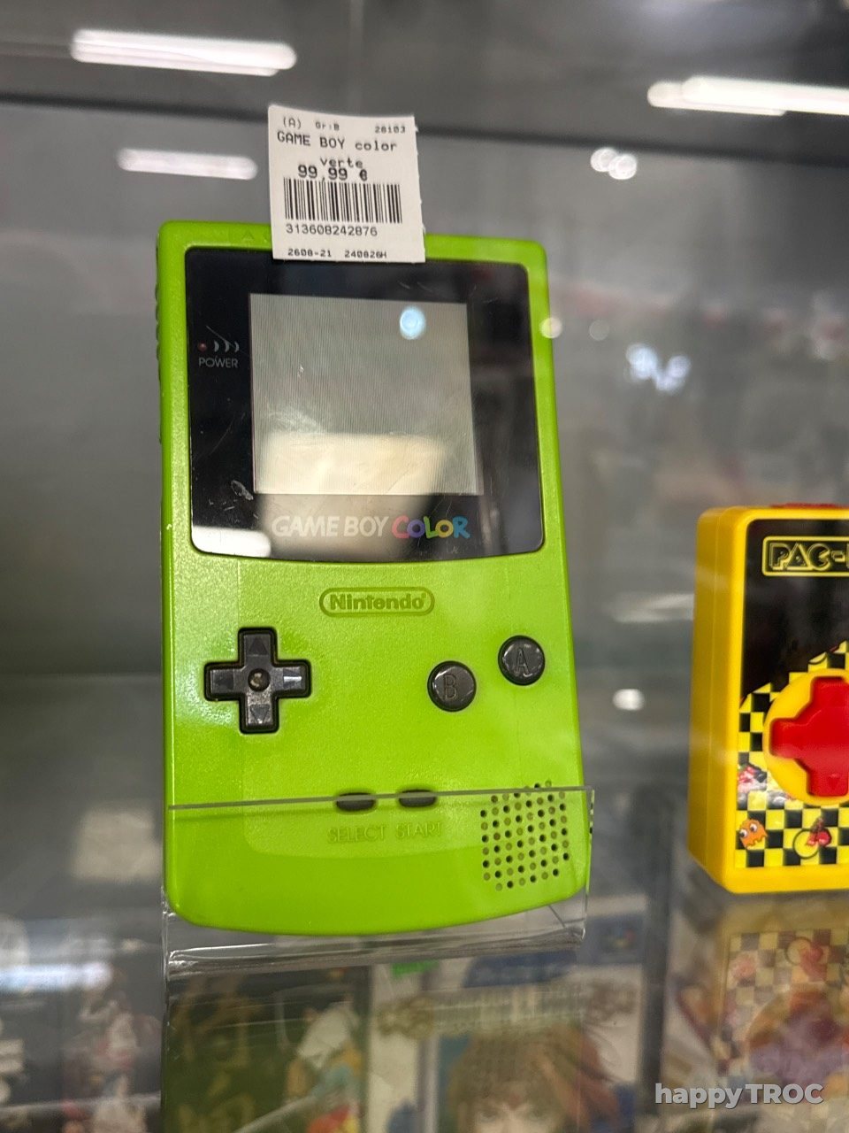 Gameboy, color Verte, Nintendo, console de jeux