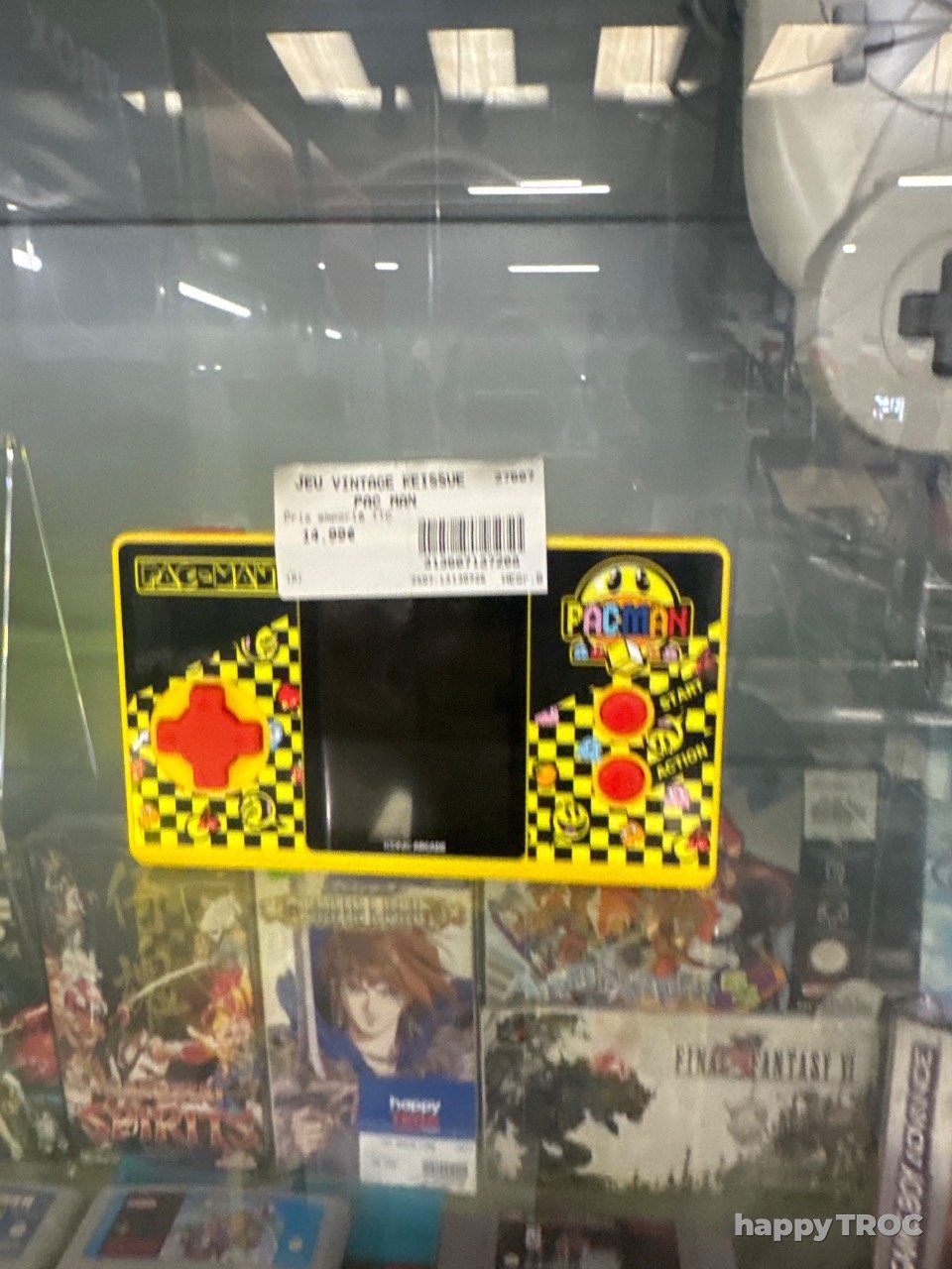 Console, deux yeux Vintage, j’ai Pacman sans  boîte