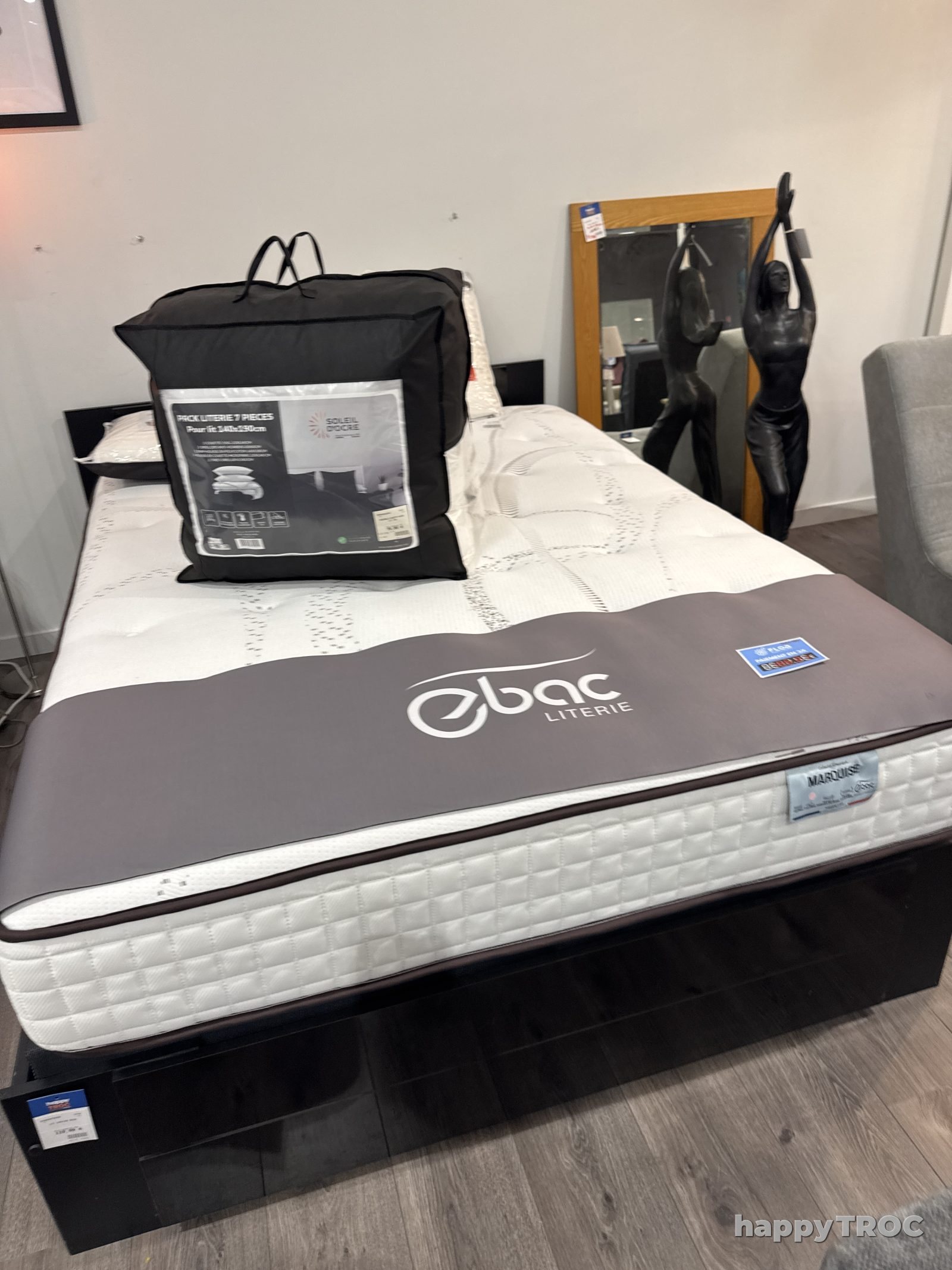Matelas Marquise Ebac fabriqué à Niort mousse en mémoire de forme