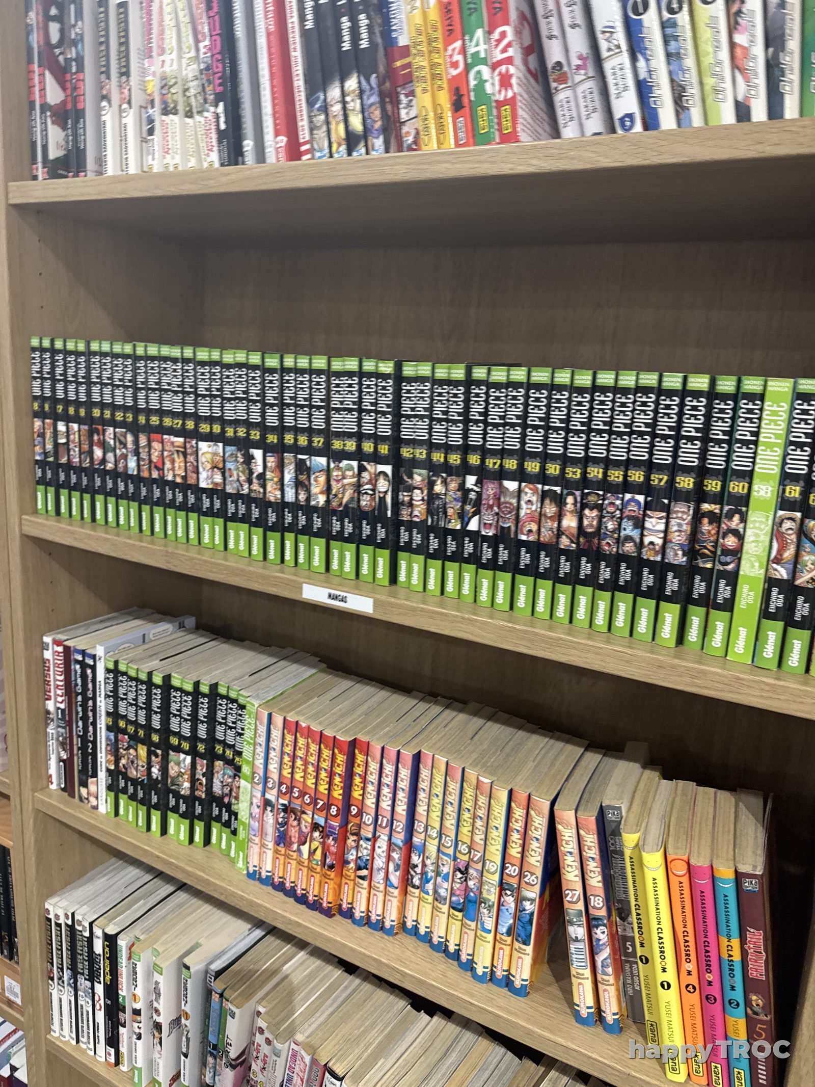 Gros arrivage de mangas One Piece, vendu à la pièce. N’hésitez pas à contacter le Magasin, nous rachetons votre ancienne, collection.