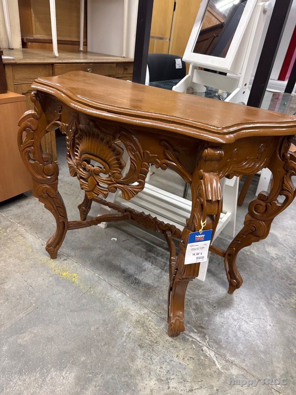 Console ancienne rocaille