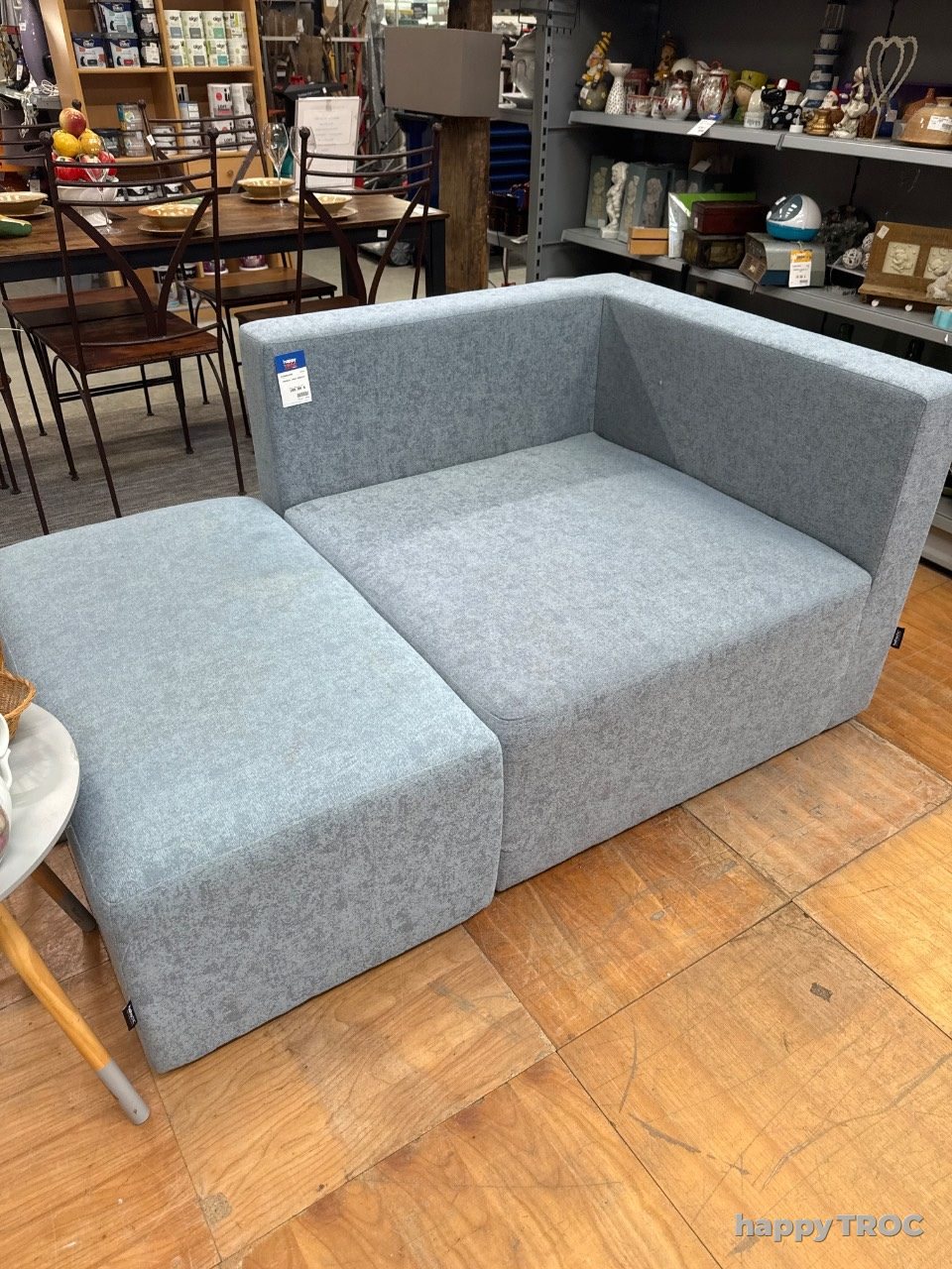 Fauteuil Bobochic et son pouf