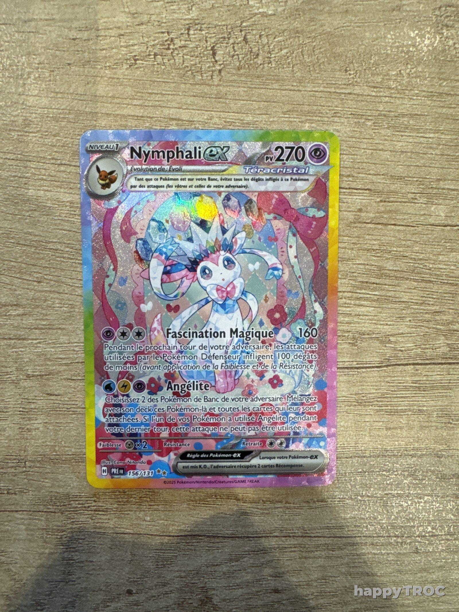 Carte pokemon nymphali