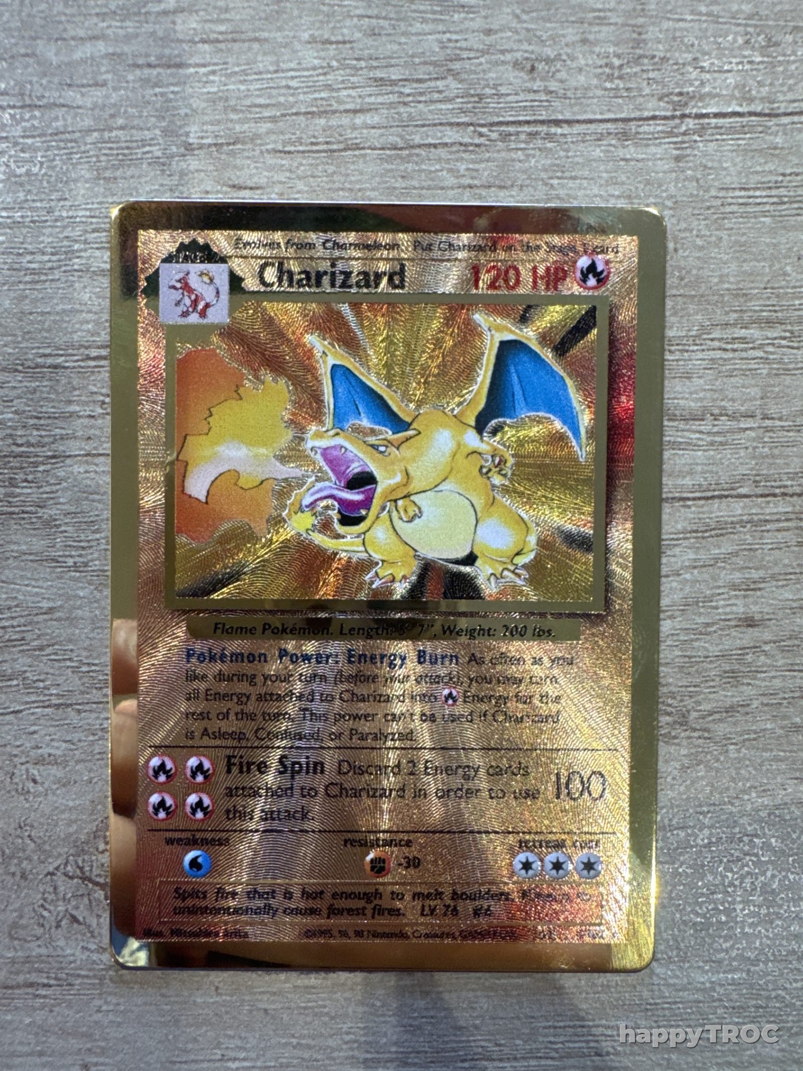 Carte pokemon dracaufeu