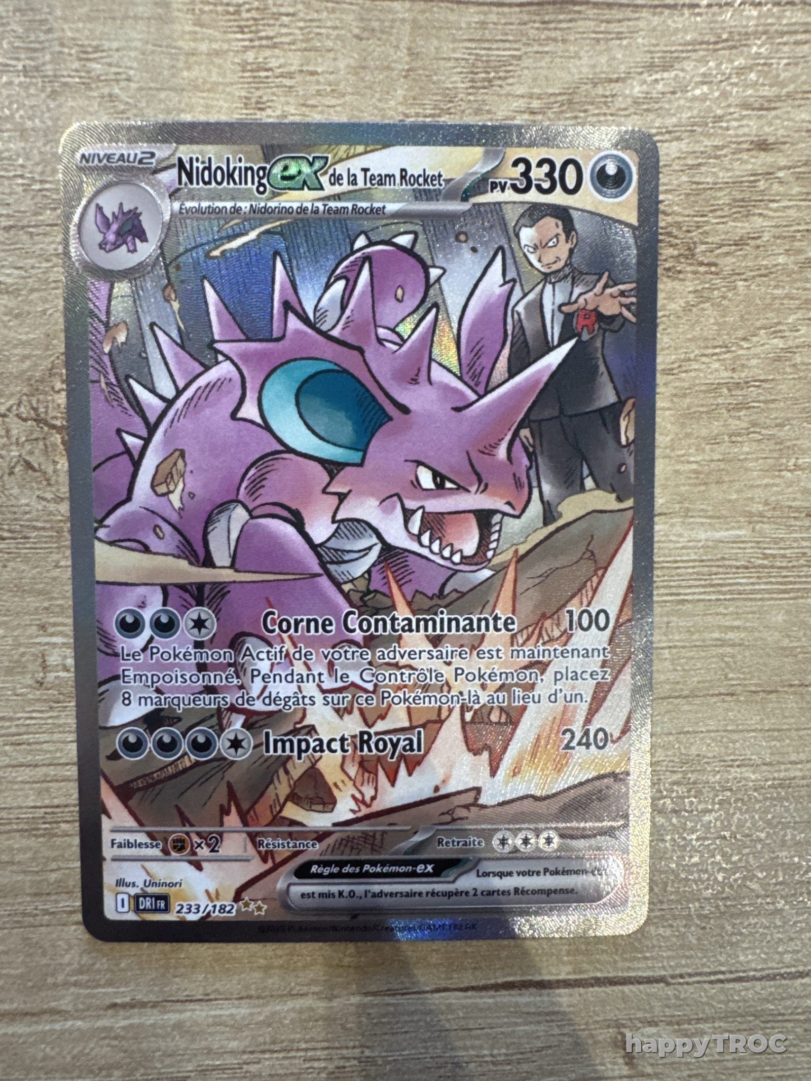 Carte pokemon nidoking ex