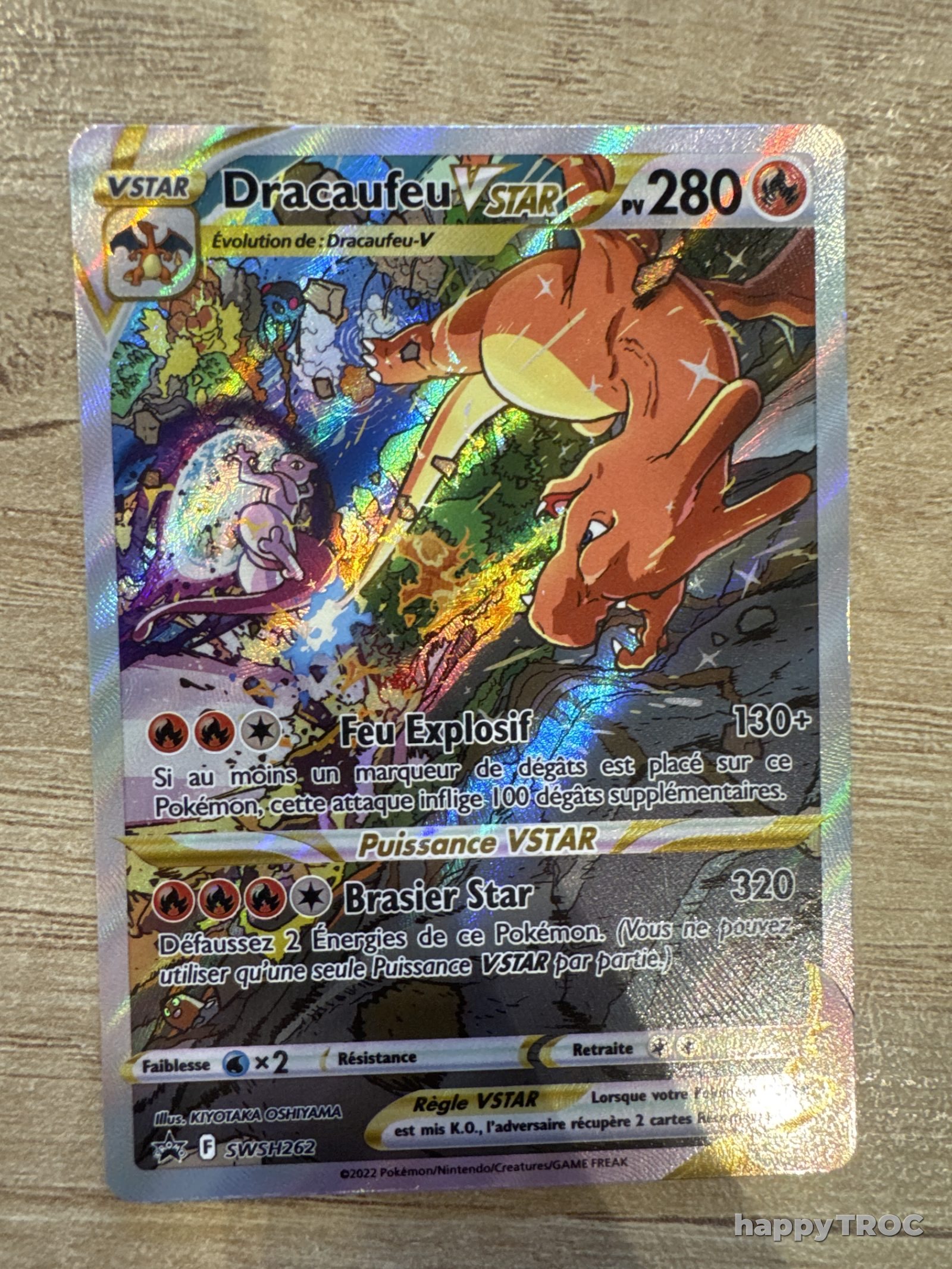 Carte pokemon dracaufeu vstar