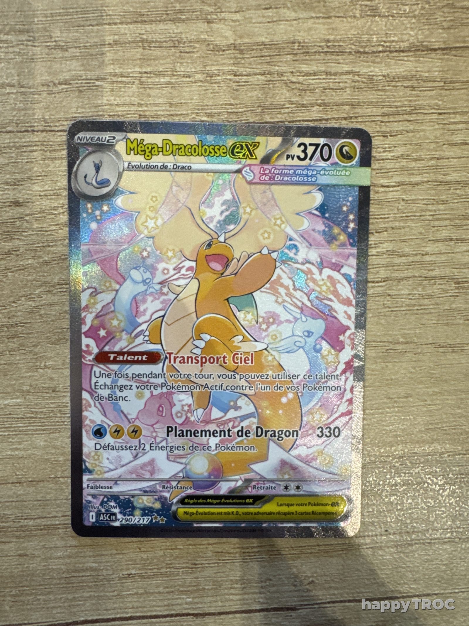 Carte pokemon mega dracolosse
