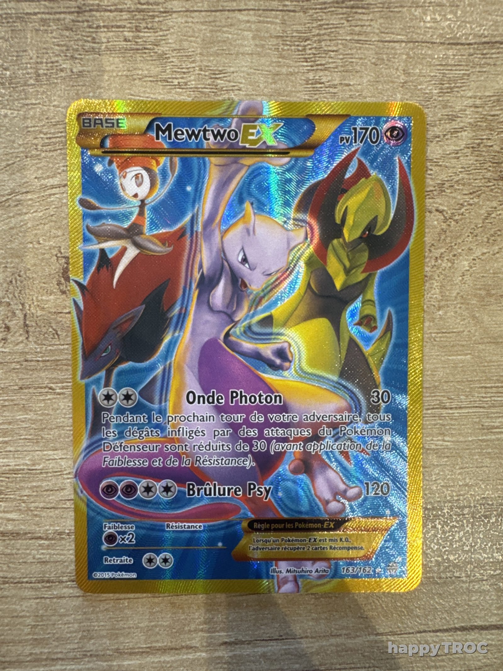 Carte Pokémon mewtwo ex