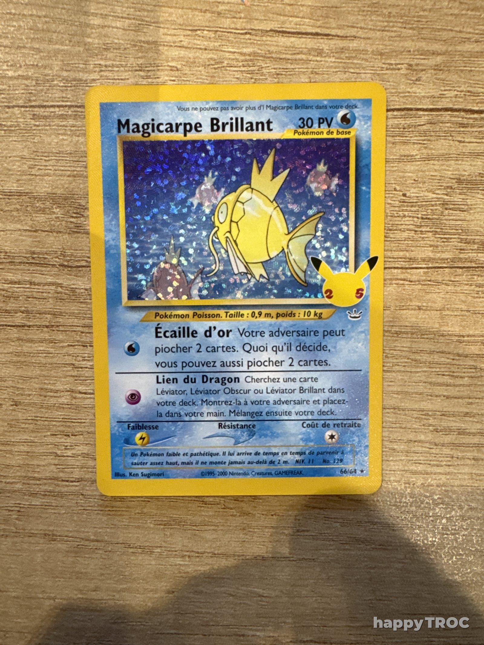 Carte pokemon magicarpe