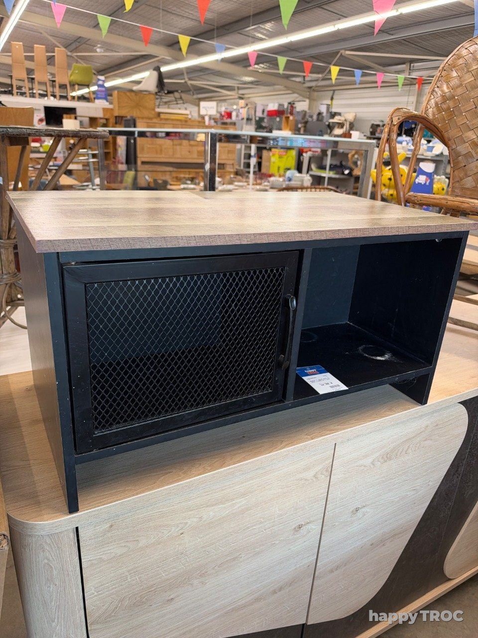 Meuble Tv décor bois
