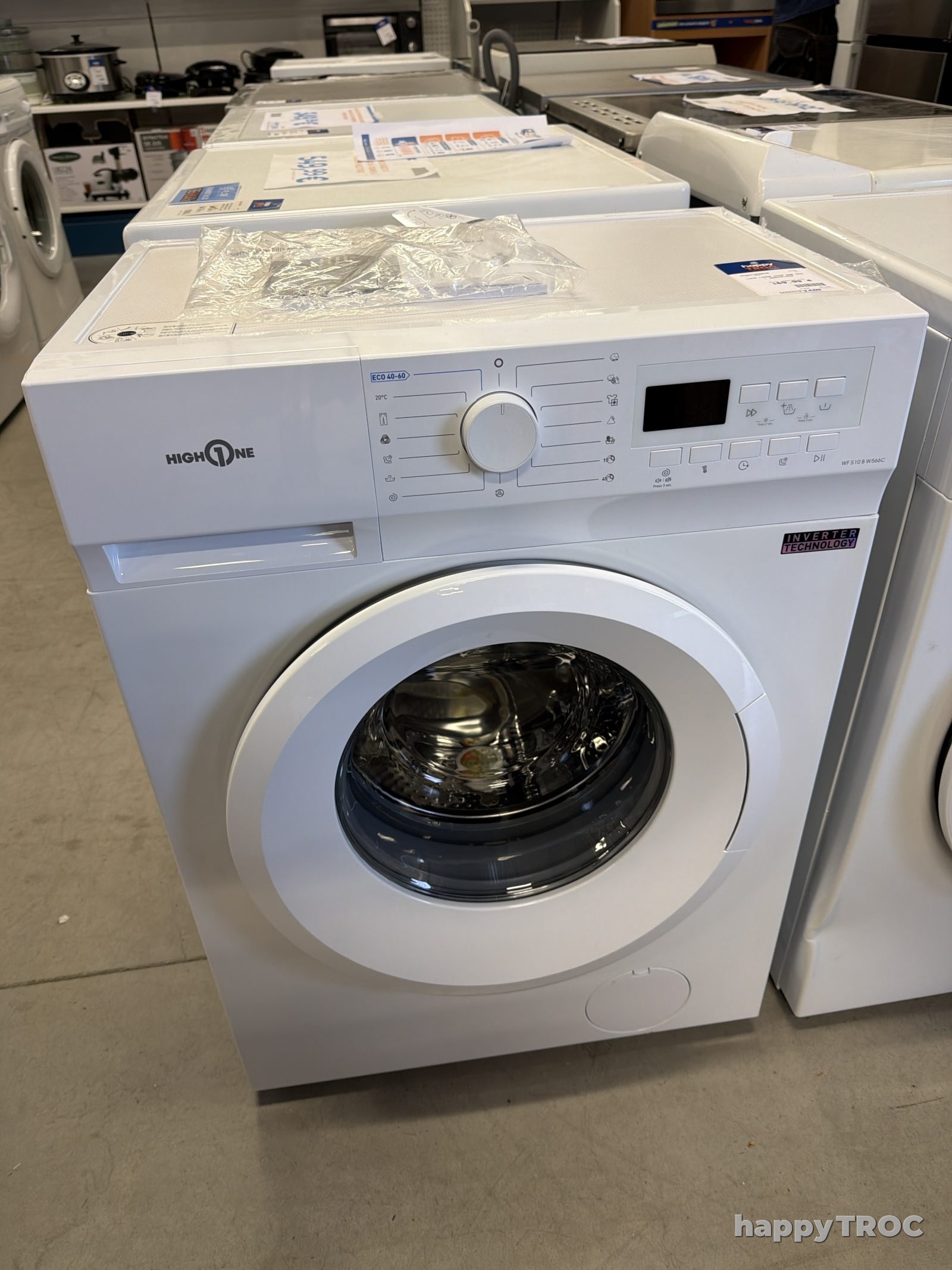 lave linge high one 5kg 1000tr min highone neuf declassé