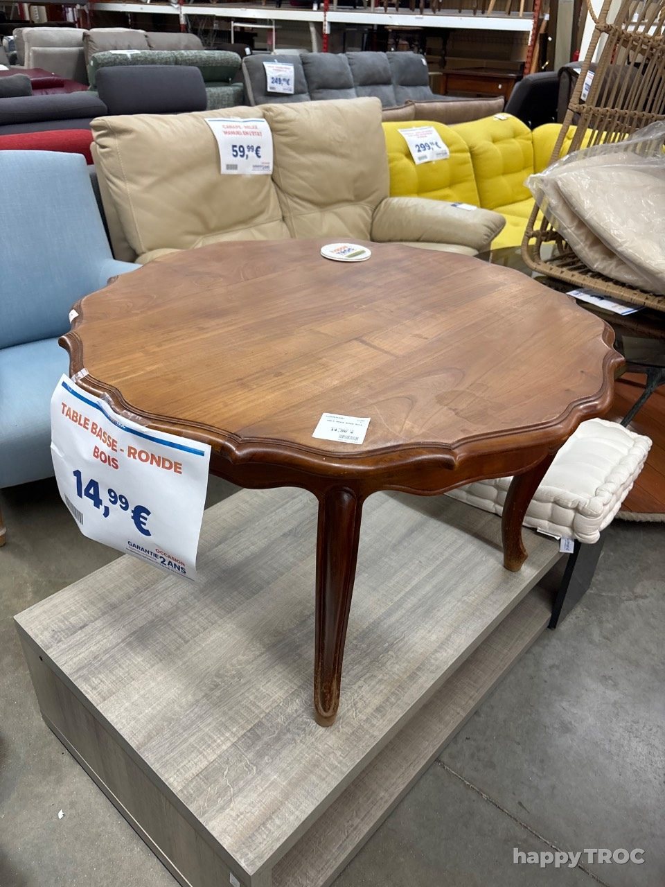 Table basse ronde