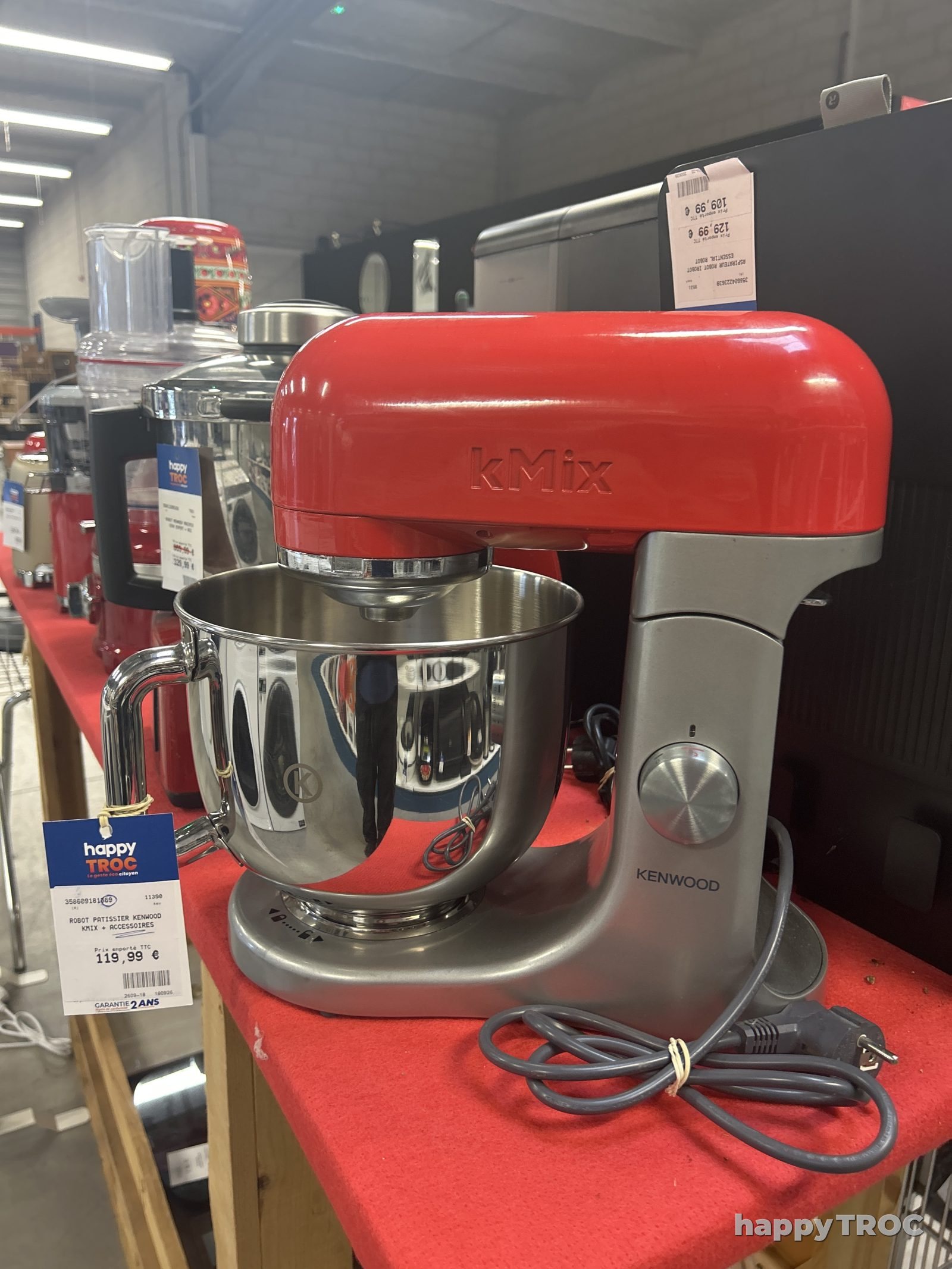 Robot patissier kenwood kmix + accessoires