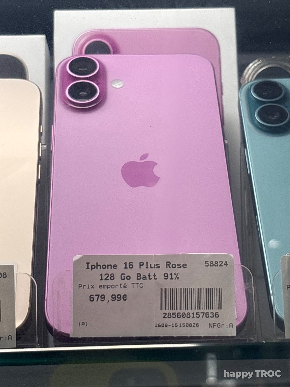 Iphone 16 Plus Rose 128 Go