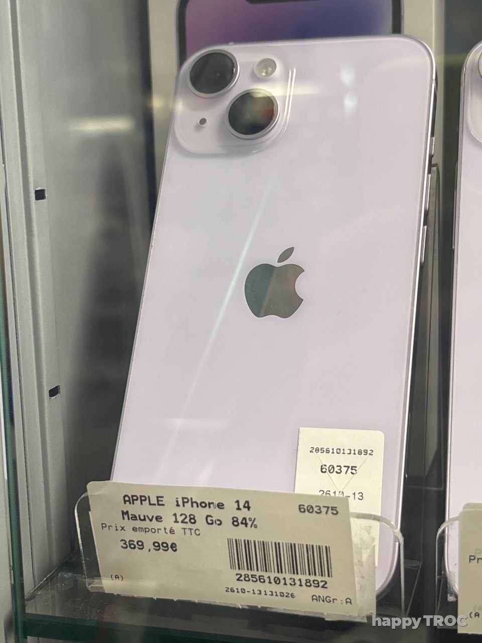 APPLE iPhone 14 Mauve 128 Go 84% BATT
