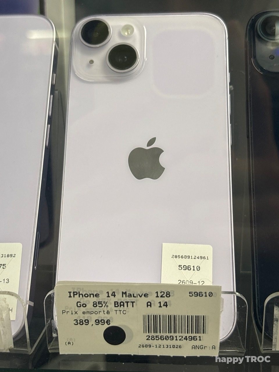 IPhone 14 Mauve 128 Go 85% BATT A