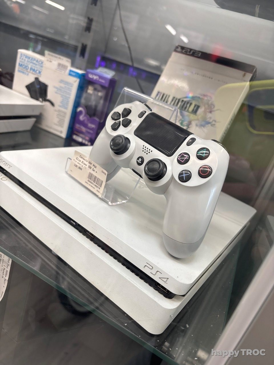 Console SONY PS4 Slim Blanc 500 Go + 1 Manette