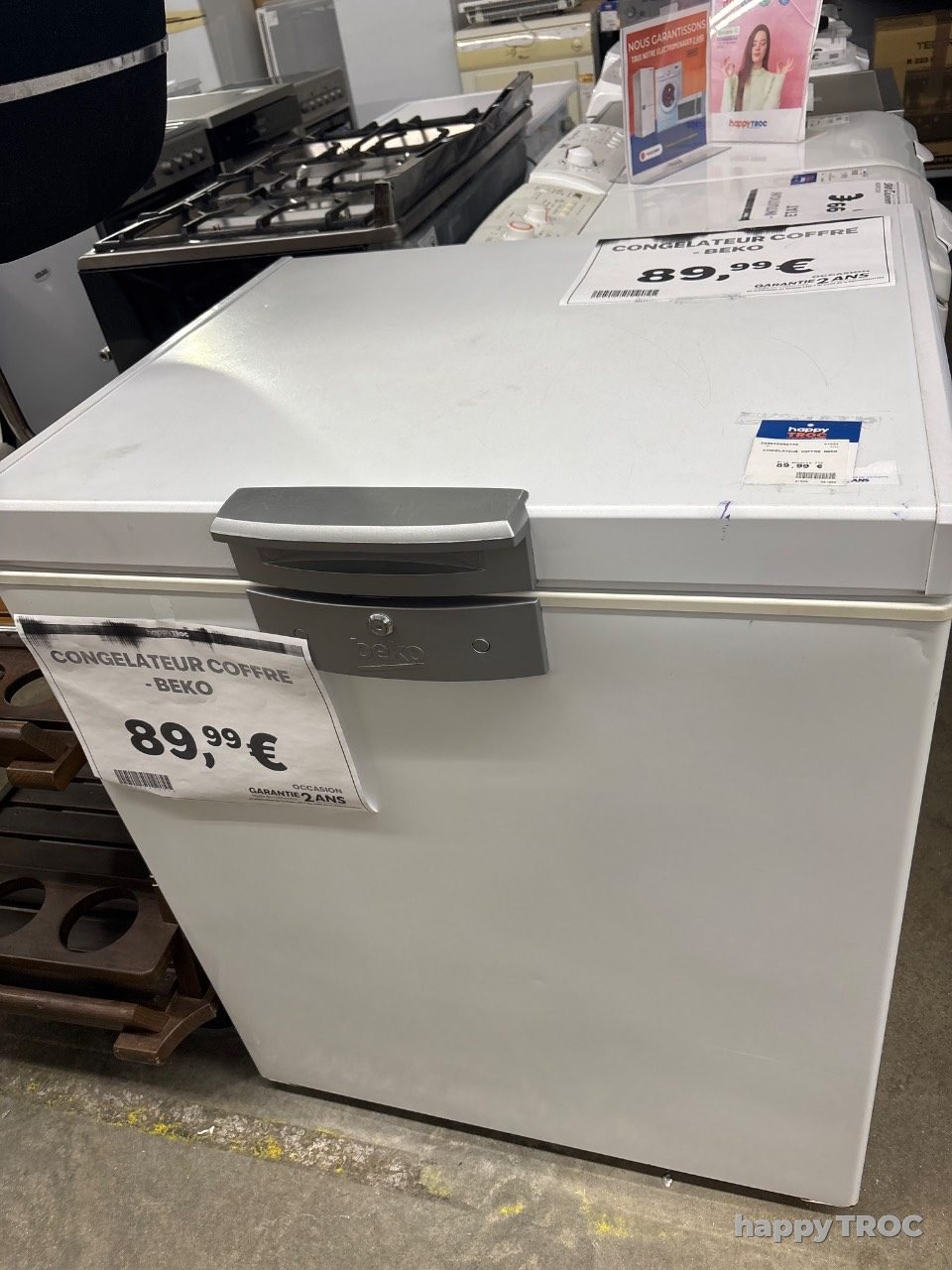 Congelateur coffre beko