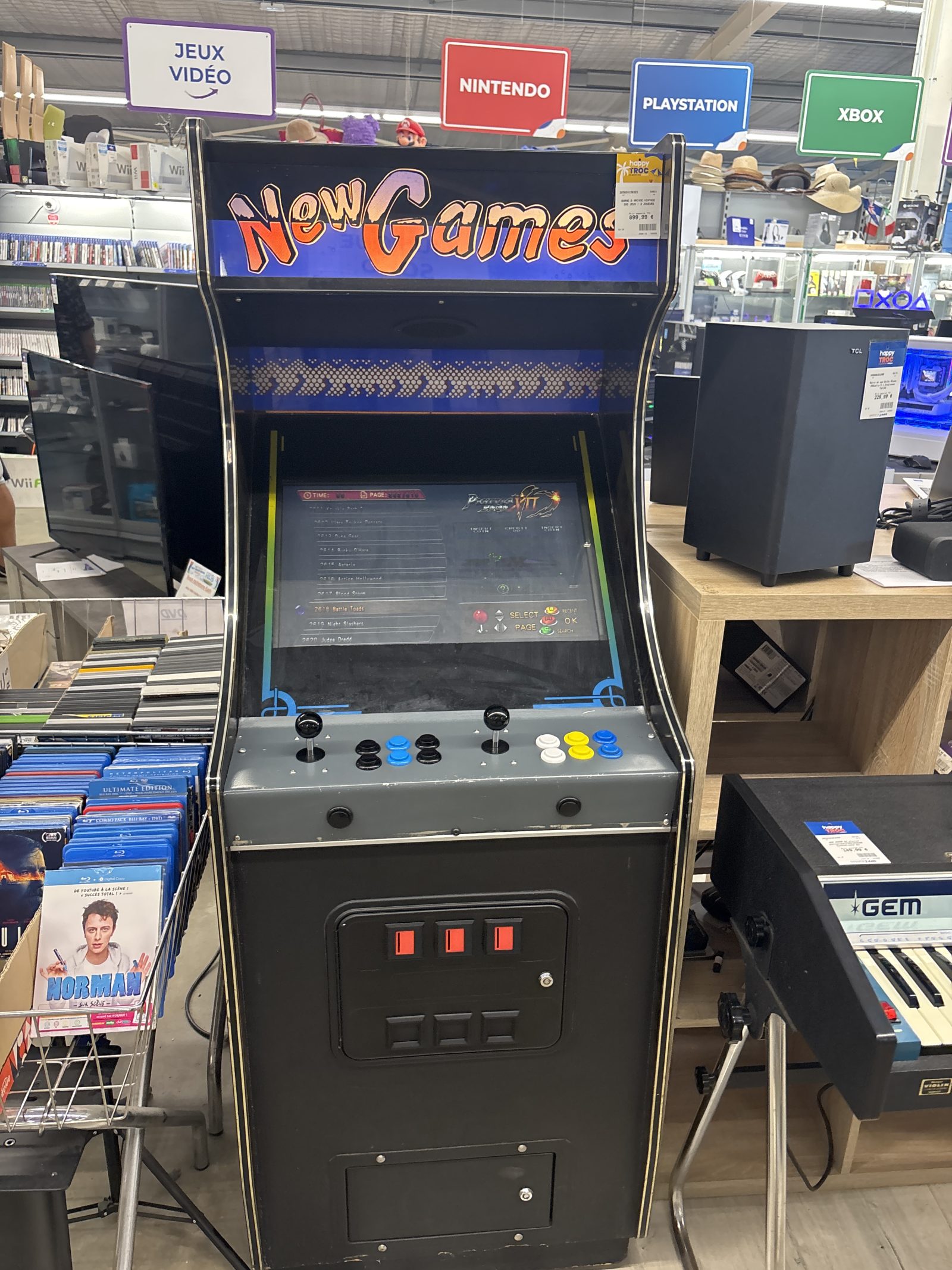 Borne d’arcade 300 jeux 2 joueurs