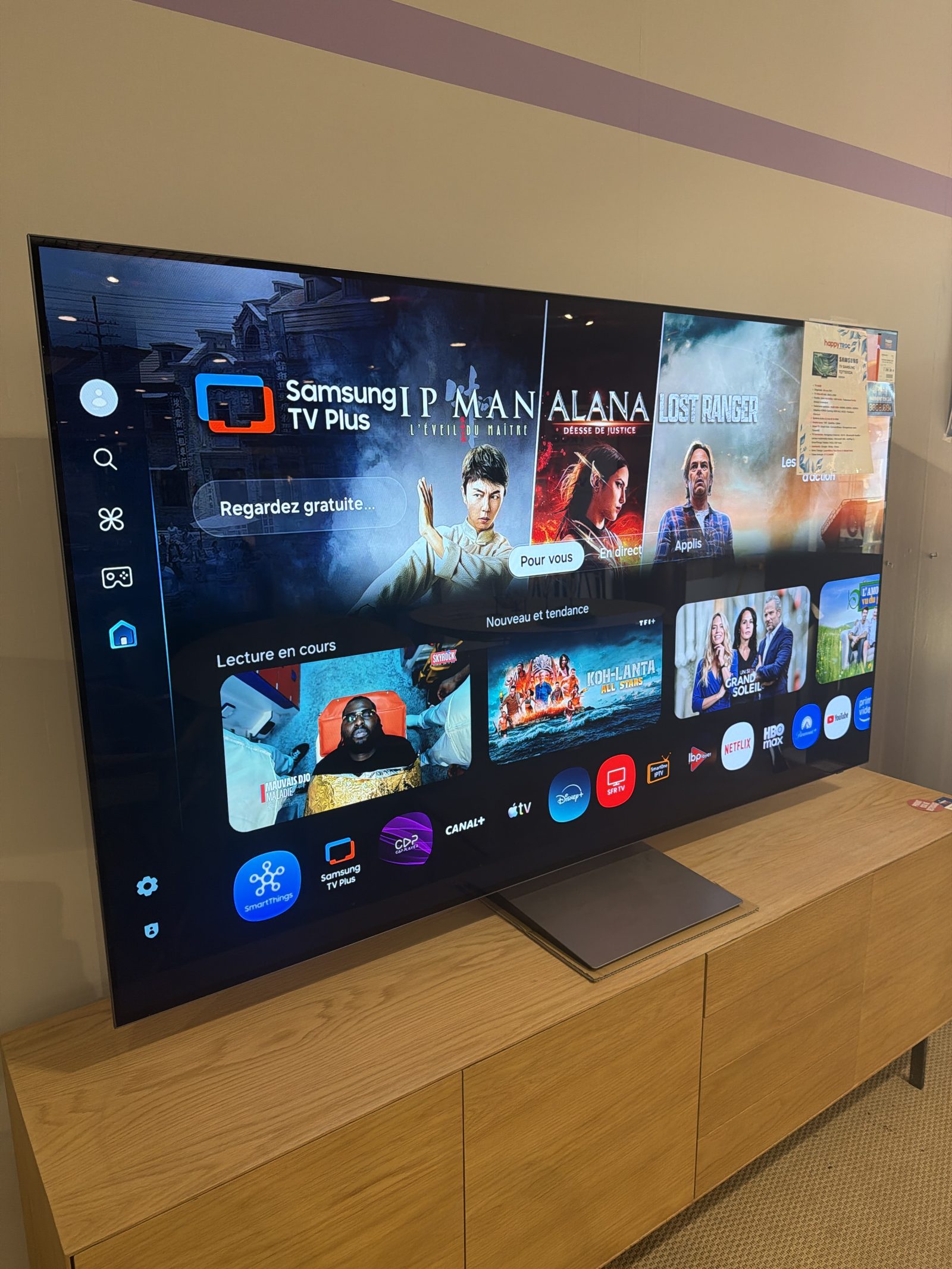 Téléviseur SAMSUNG OLED ultra HD (4k) 194cm