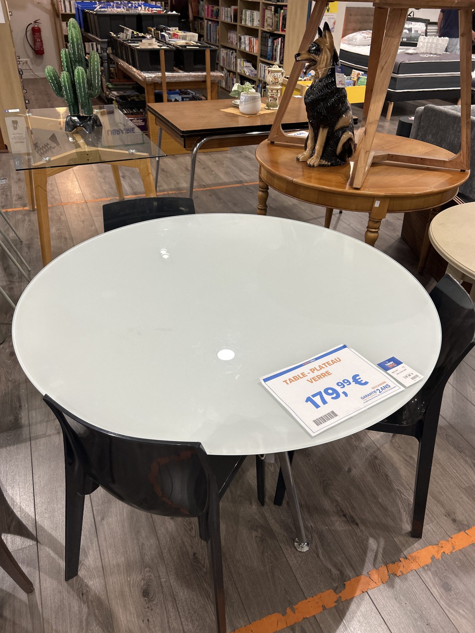 Table Plateau Verre