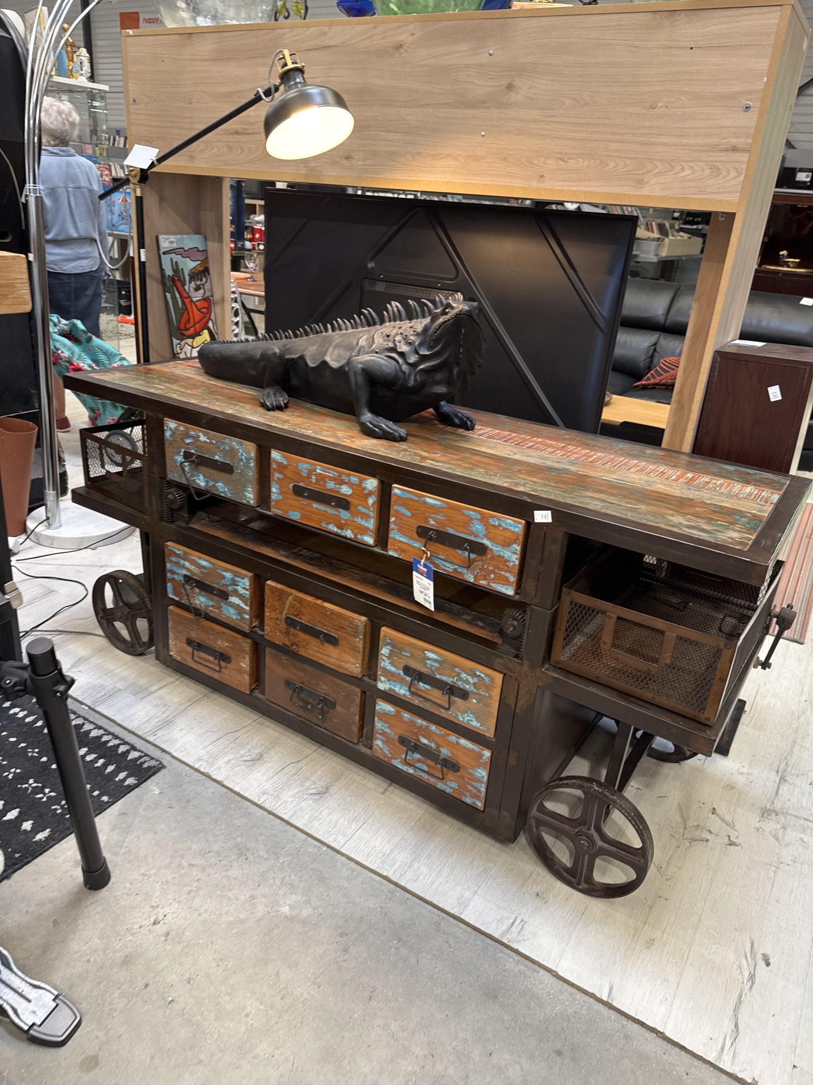 Meuble TV, industriel, original, style atelier