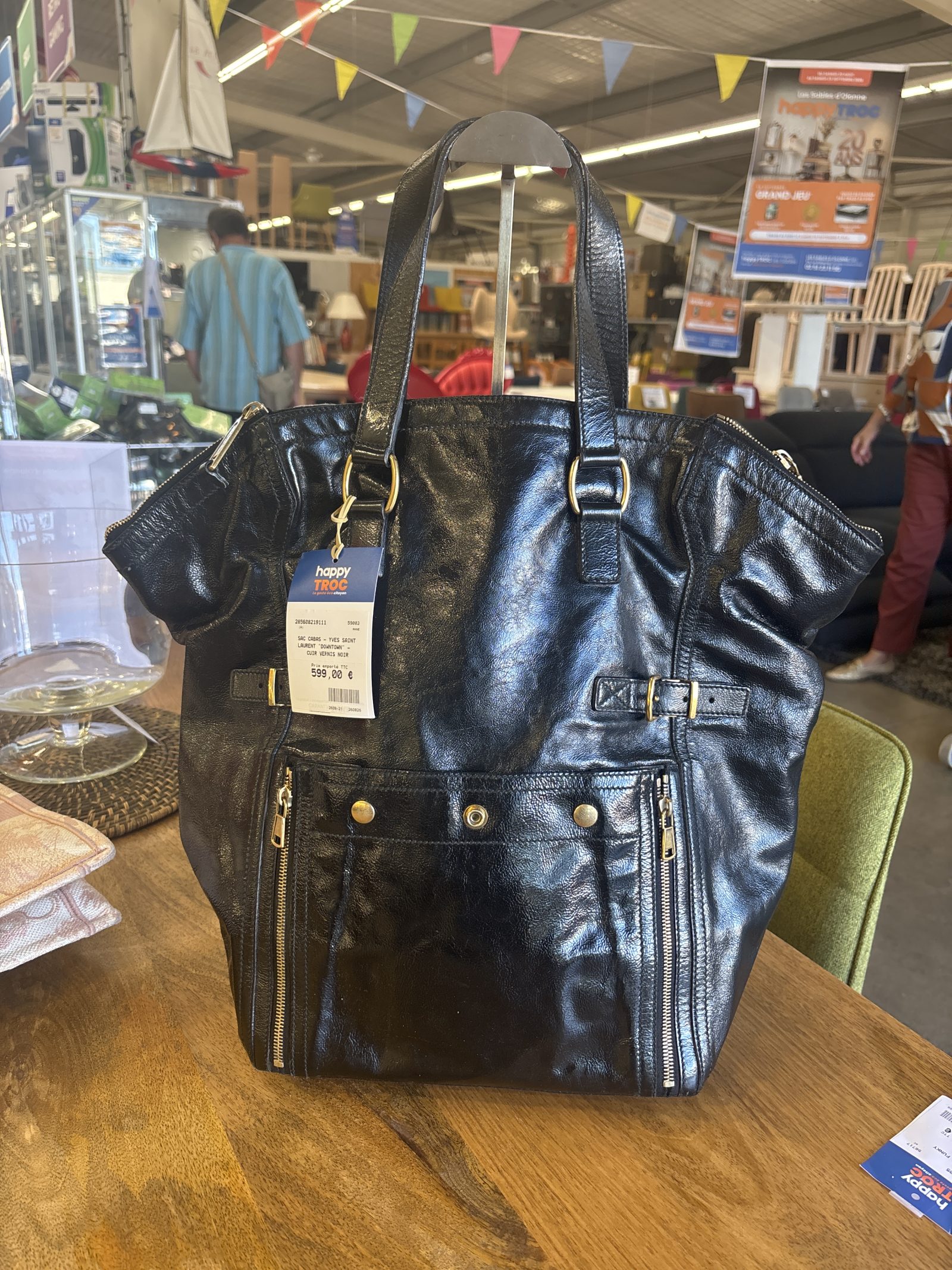 Sac cabas YSL Downtown avec facture