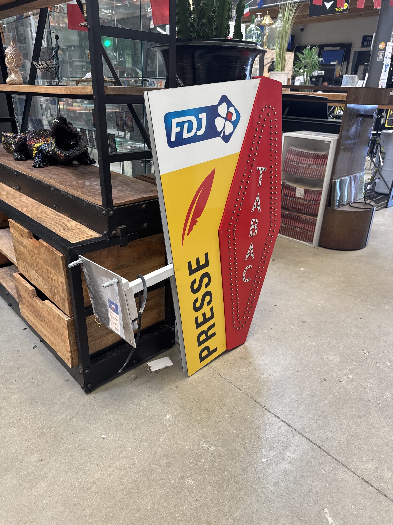 Enseigne presse tabac fdj