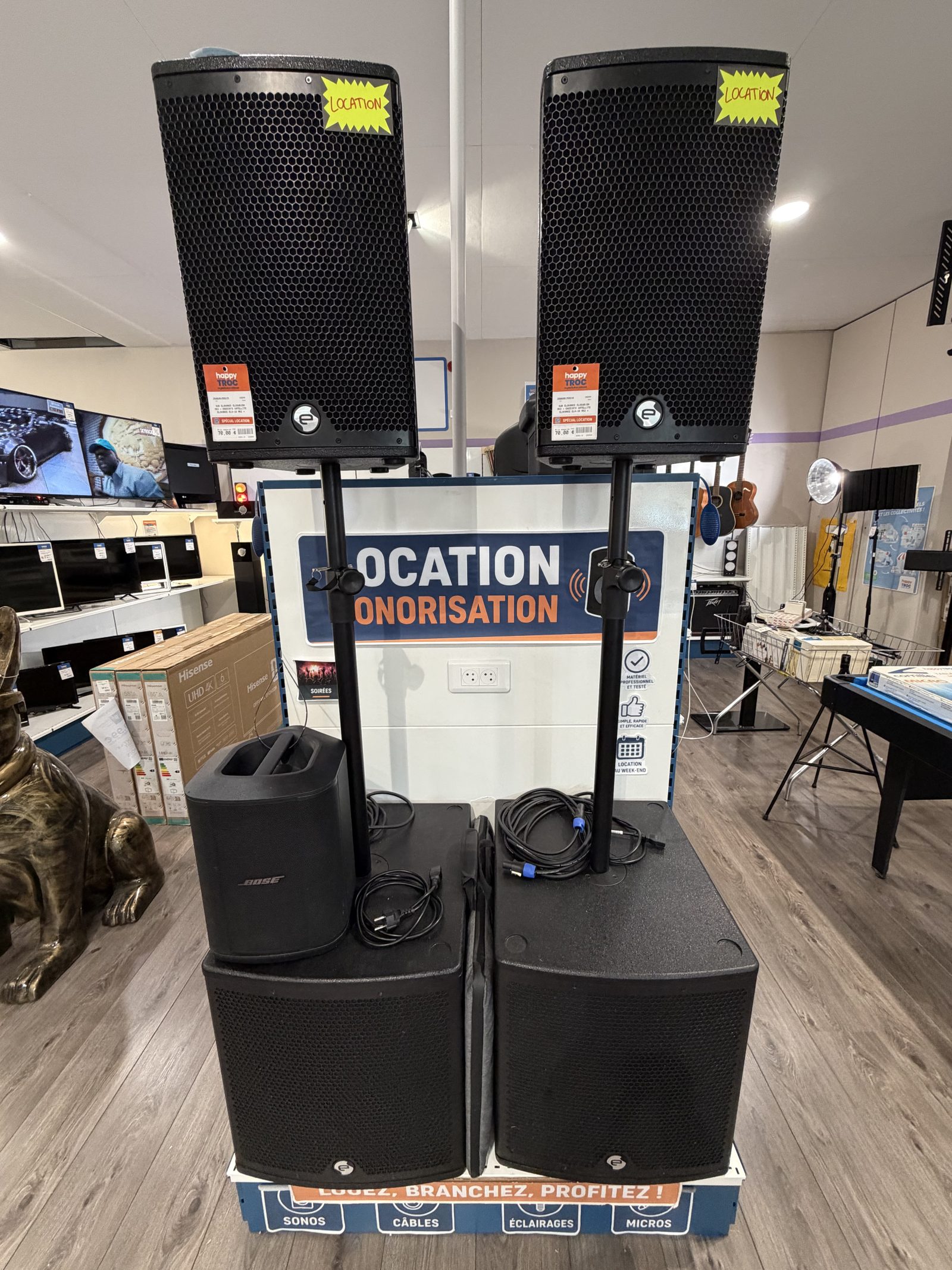 Kit elokance elosub15A MK2 + satellite elokance elo-10 MK2